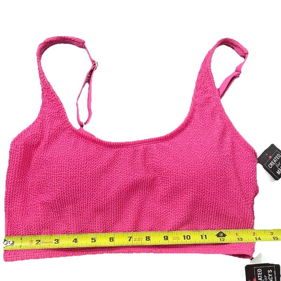 NWT Bar III Pink Candy Kiss Swimwear Set Size Large Summer Beach Ready - Picture 3 of 6